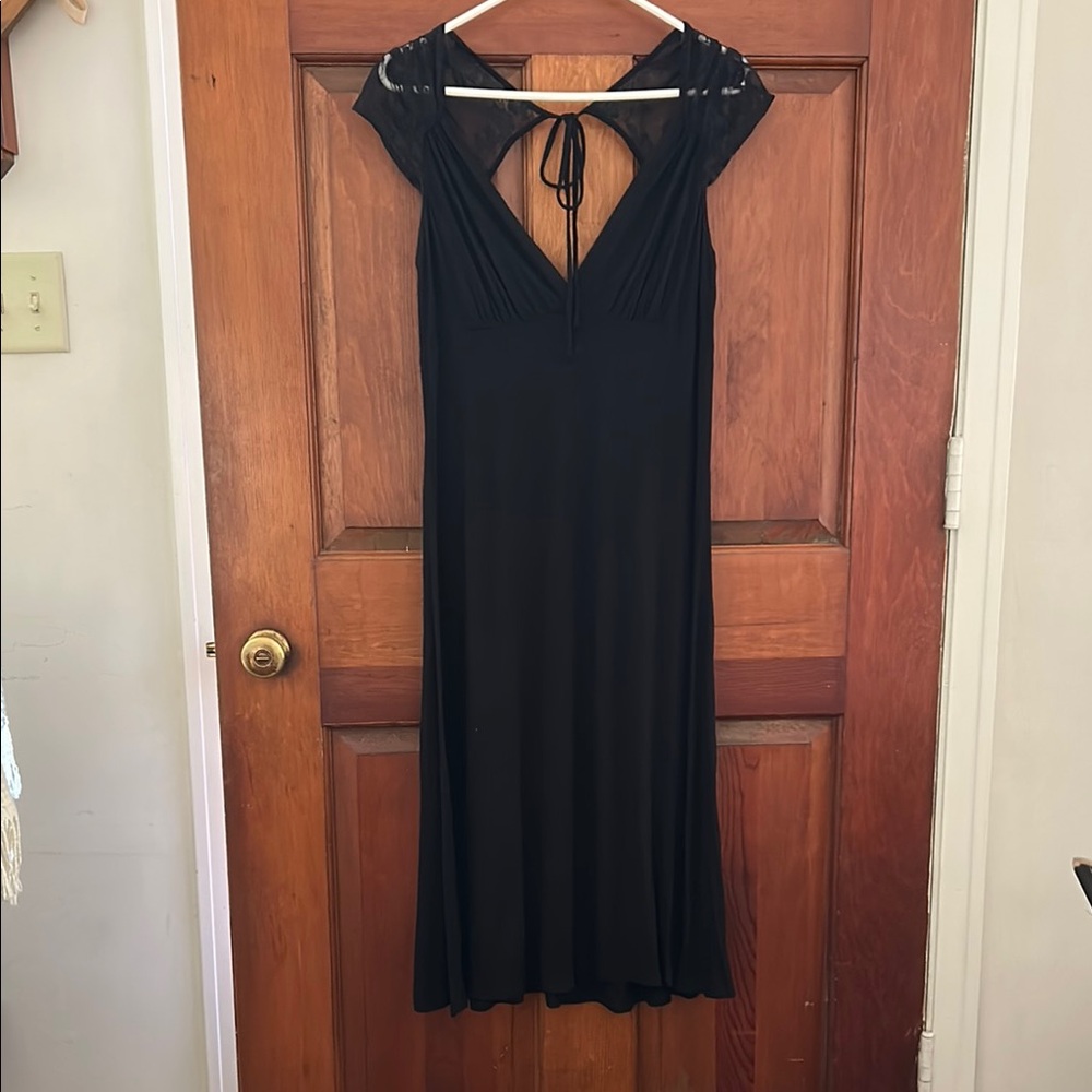 Black cocktail dress by Jonathan Martin
